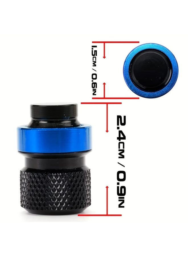 CNC Aluminum Tire Valve Caps Air Valve Cap Tire Lever Black for Motorcycle 2019 2022 - Image 2