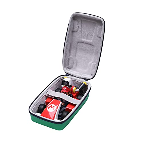 XANAD Hard Case for Nintendo Switch Mario Kart Live: Home Circuit Mario Set Luigi Set- Green Storage Bag - Image 1