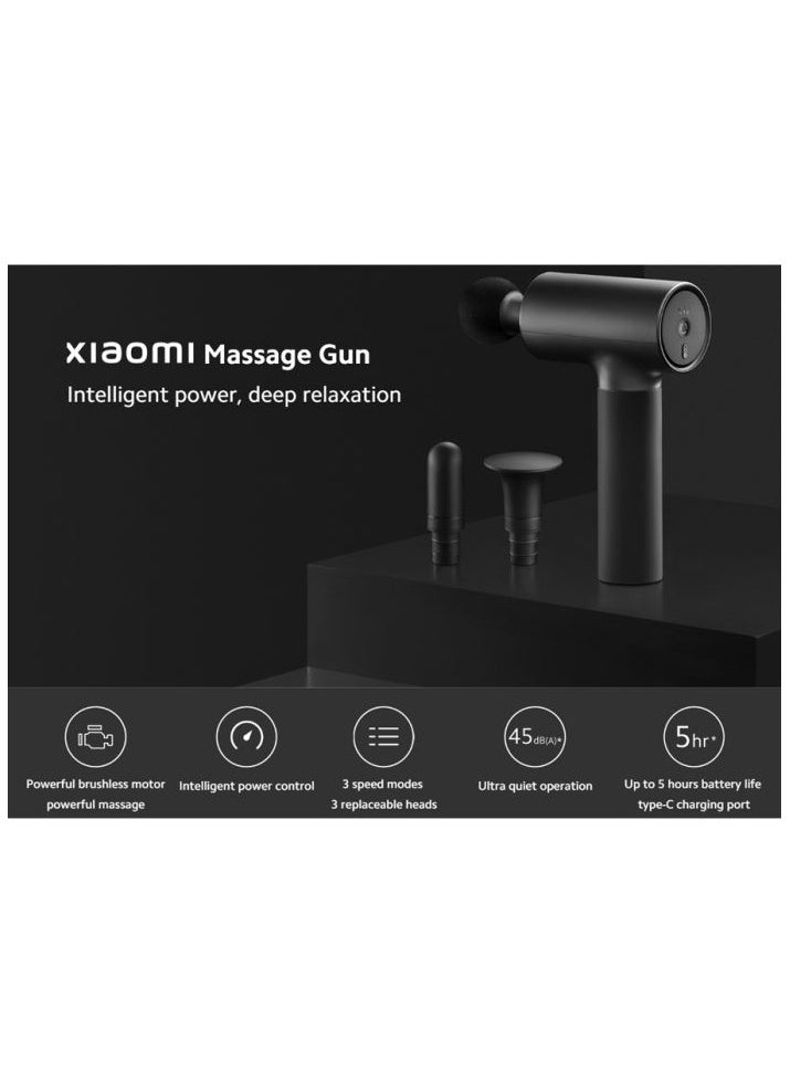 Xiaomi Xiaomi Massage Gun Rechargeable 2600mAh BHR5609EN - Black  - Image 3