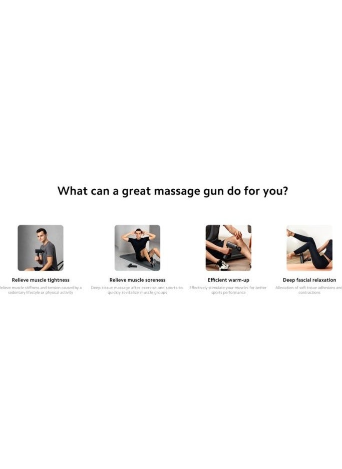 Xiaomi Xiaomi Massage Gun Rechargeable 2600mAh BHR5609EN - Black  - Image 4