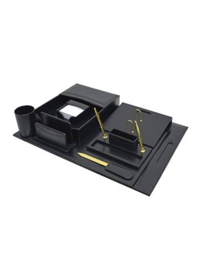 SAB Desk Set (set of 8 pieces) - Black color - Image 1