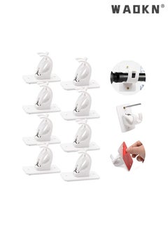 Curtain Rod Bracket Holder,Curtain Rod Hanging Clip No Drilling Adhesive Curtain Rod Holder Curtain Rod Bracket Curtain Hangers No Drilling Hooks Mounting Screws, Anchors and Sticky Strips - pzsku/ZF9B0D7CECBAADDD7E17DZ/45/_/1720427849/c0ff88b2-bbf9-480b-8342-981556f5d68b