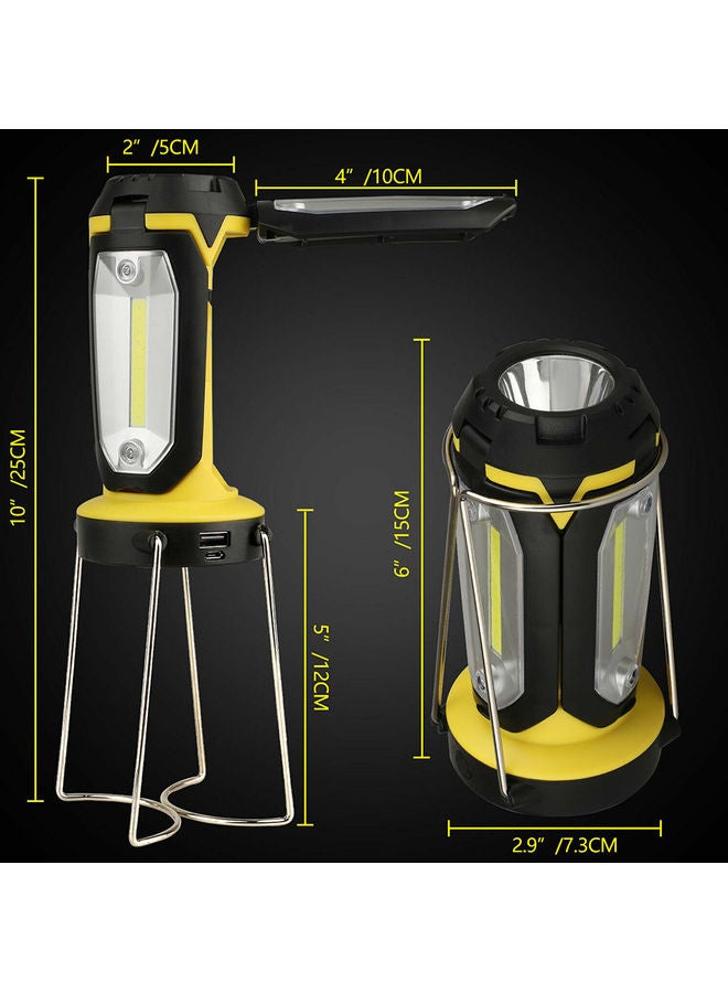 USB Flashlight Rechargeable Lantern Outdoor Emergency Camping Hiking Lamp 15.00*8.00*8.00cm - Image 5