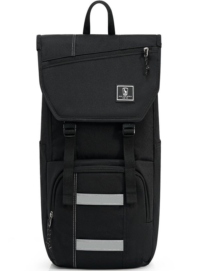 OIWAS Travel Backpack for Women Men 15.6 Inch Laptop Backpack Lightweight Flap Backpack Business Work Computer Backpacks Travel Outdoor Casual Daypack - Image 1