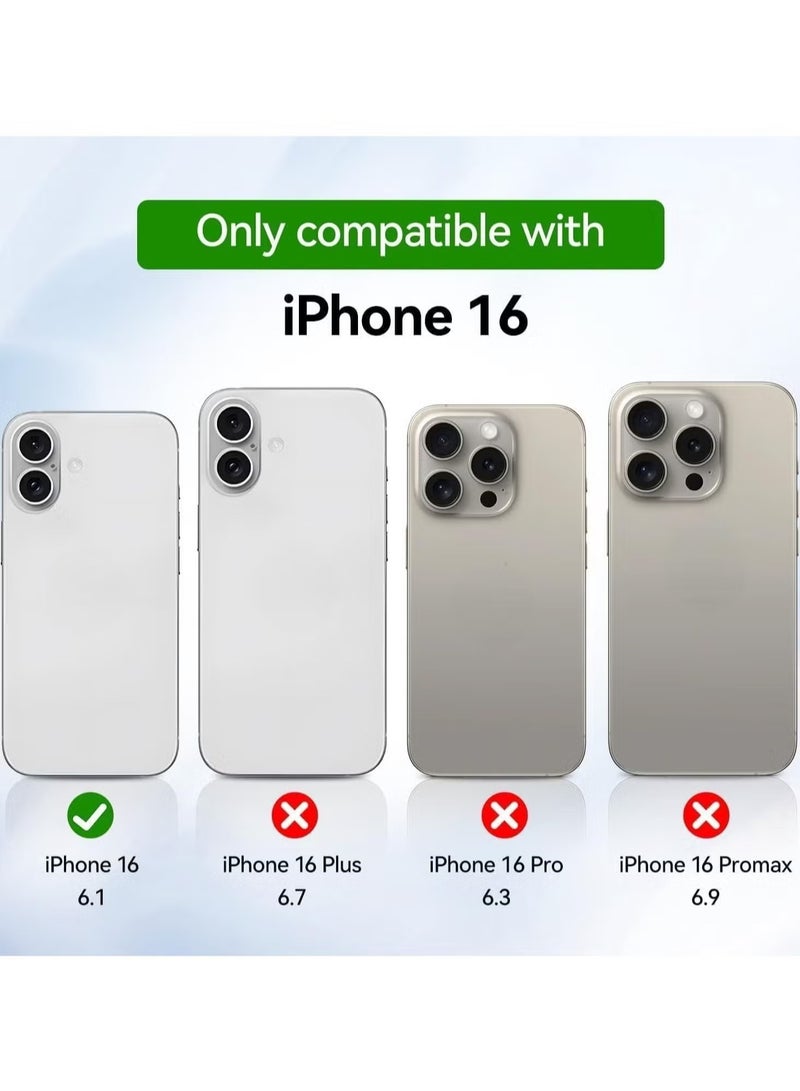 ELTRAZONE Magnetic Crystal Clear Case for iPhone 16 – Ultra-Slim, Shockproof, and Scratch-Resistant Protective Case with Strong Magnetic Grip – Transparent iPhone 16 Cover - Image 3