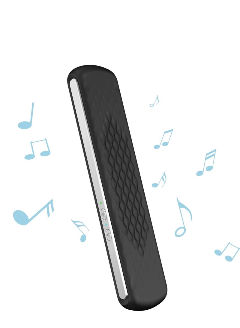 Excefore Pillow Speaker Bone Conduction Stereo Mini Portable Bluetooth Sleep Stereo Portable Pillow Speaker Insomnia White Noise Machine For Deep Sleeping Side Sleepers Black - Image 1