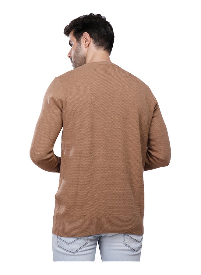 Coup Regular Fit Basic Pullover For Men Color Beige - pzsku/ZF9B1253A478D5FDF459DZ/45/_/1697554065/945310ed-0d92-4999-b726-68fe7e8a43b3