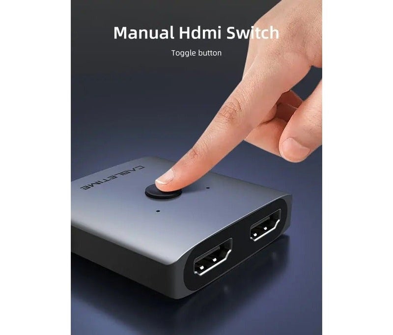 CABLETIME 4K 60HZ HDMI 2.0 SWITCH 2 OUT - Image 4