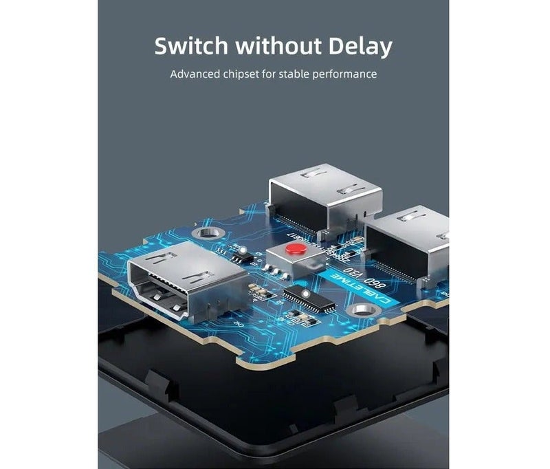 CABLETIME 4K 60HZ HDMI 2.0 SWITCH 2 OUT - Image 3