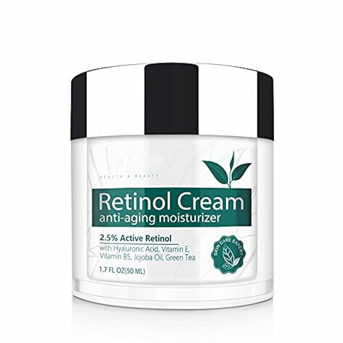 IFUDOIT Retinol Cream for Face, Face Moisturizer with 2.5% Retinol, Hyaluronic Acid, Day and Night Anti-Aging Moisturizing Cream for Women and Men, for All Skin Types - Image 1