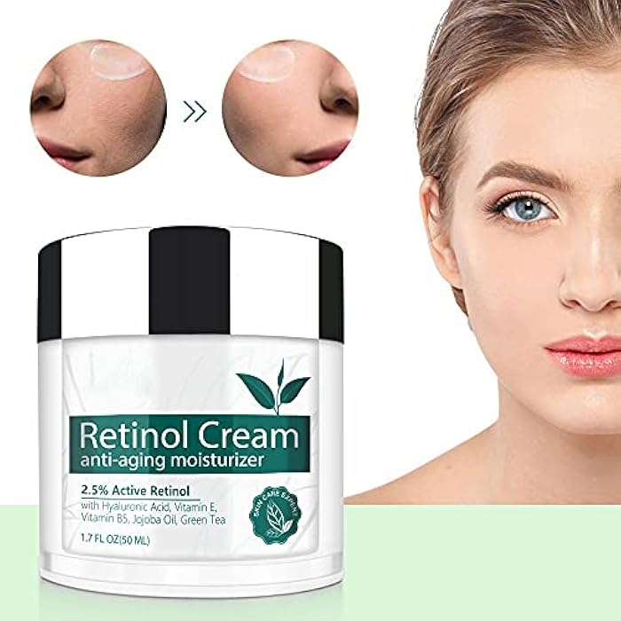 IFUDOIT Retinol Cream for Face, Face Moisturizer with 2.5% Retinol, Hyaluronic Acid, Day and Night Anti-Aging Moisturizing Cream for Women and Men, for All Skin Types - Image 5