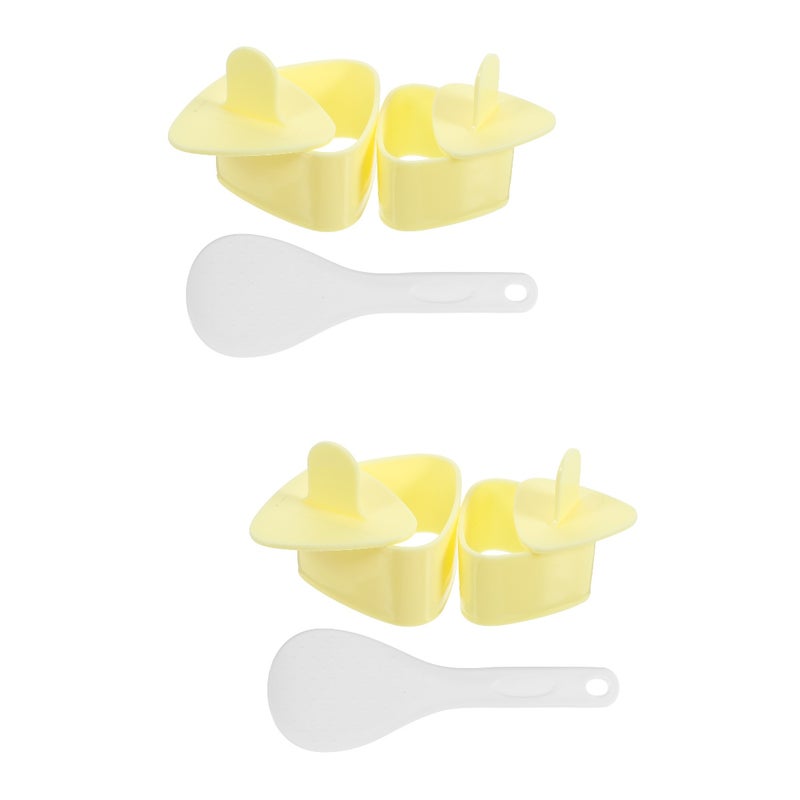 2 Sets of Onigiri Rice Maker Onigiri Press Reusable Rice Maker Sushi - Image 1