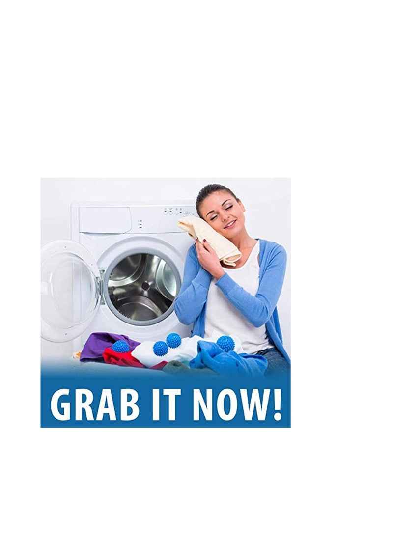 SYOSI - Laundry Dryer Balls - Clothes Will Come Out Soft, Fluffy, Fewer Wrinkles and Less Static Cling. A Natural and Better Alternative to Fabric Softener. Reduce Drying Time - Image 1