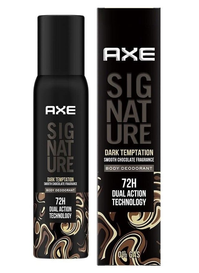 Axe Signature Dark Temptation Long Lasting Body Deodorant Spray For Men 122 ml 