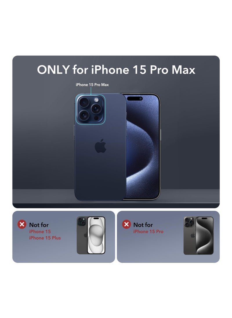 ESR - ESR for iPhone 15 Pro Max Case, Full-Body Shockproof Compatible with MagSafe Cover, 2-Part Tough Magnetic Phone Case with Stand, Exceeds Military-Grade Protection, Armor Series, Clear Blue - Image 1