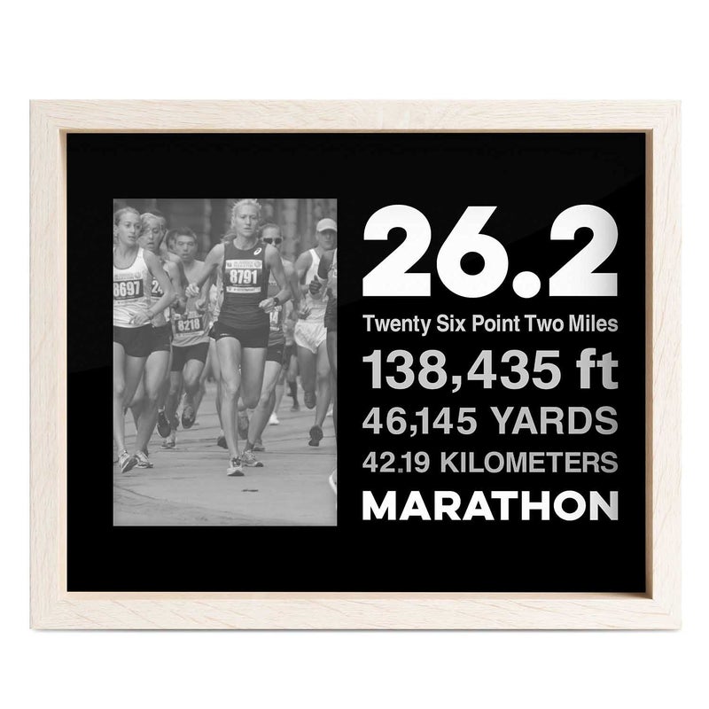 Gone For a Run Premier Running Photo Frame  262 Math Miles