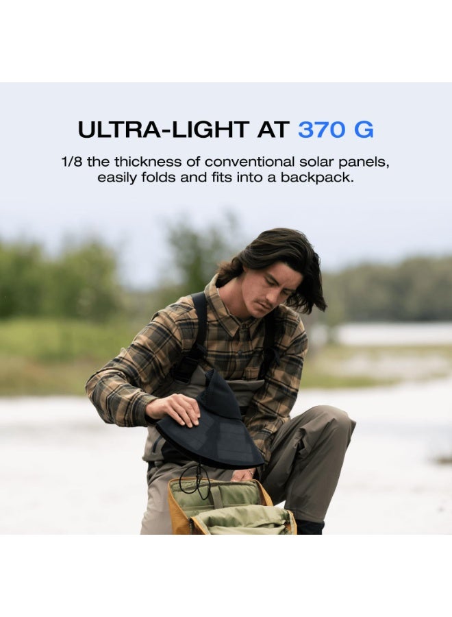 ECOFLOW EF ECOFLOW Power Hat, 360° Solar Powered Wearable Hat, Ultra Light, Waterproof, Foldable, Dual USB-A & USB-C Ports, Charge Smart Phones For Hiking, Fishing, Beach - Image 5