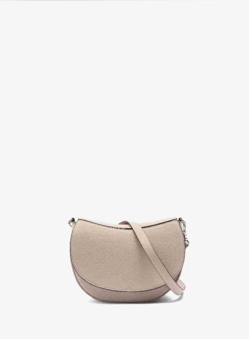 PARFOIS Leather-effect crossbody bag with flap