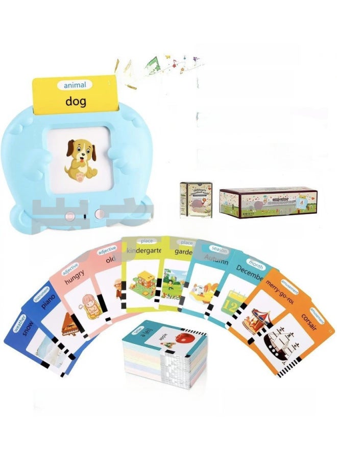 Educational Toys/learning Machines/early Education Intelligent Machines For Children-Color:Italian-English (224 Content) Blue Cat - Image 4