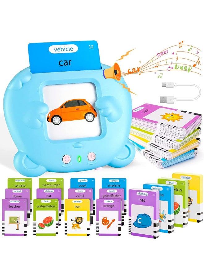 Educational Toys/learning Machines/early Education Intelligent Machines For Children-Color:Italian-English (224 Content) Blue Cat - Image 2