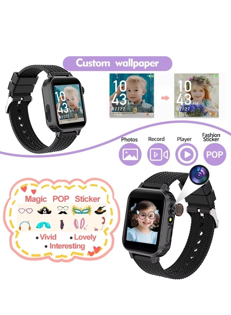 Children's Smart Watch 32 Games, 1.69 Inch HD Camera Music Video Pedometer Audio Book Alarm Clock Smartwatch Boy Girl Gift for 4-12 Years - Image 4