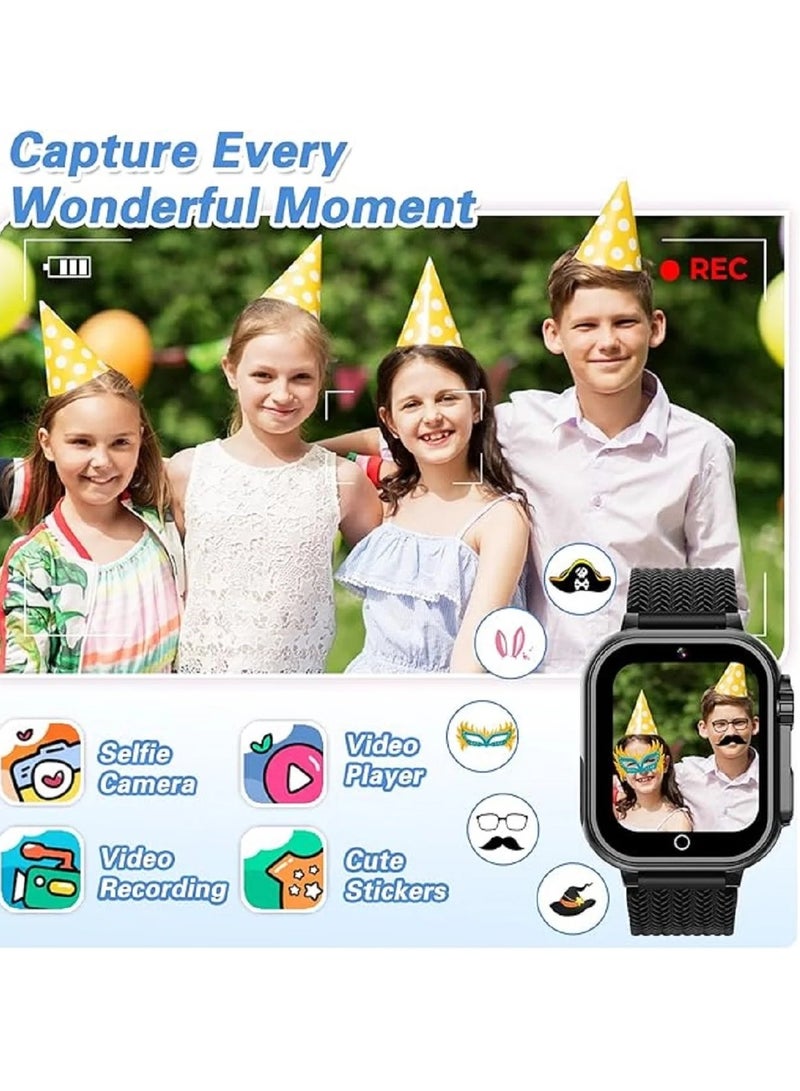 Children's Smart Watch 32 Games, 1.69 Inch HD Camera Music Video Pedometer Audio Book Alarm Clock Smartwatch Boy Girl Gift for 4-12 Years - Image 5