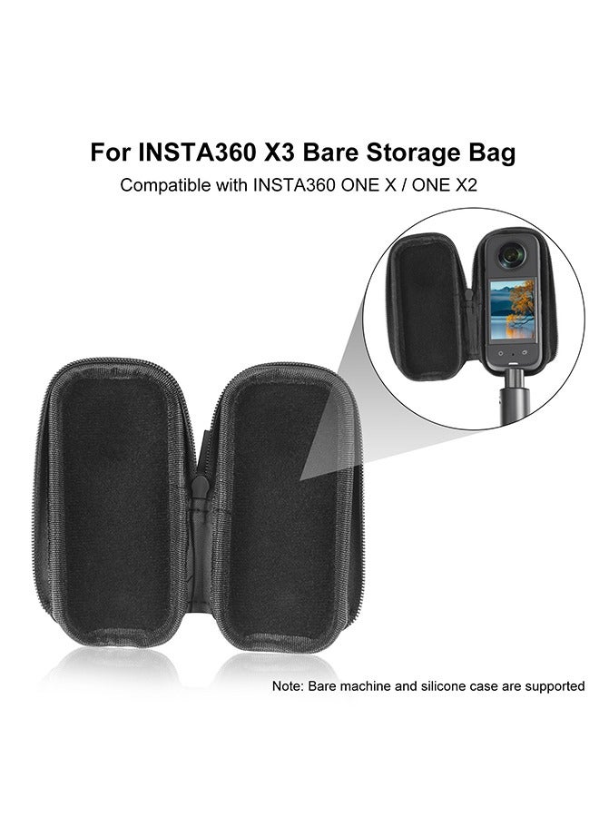 Carrying Case for Insta360 ONE X2, Mini Portable Storage Bag Lens Protective Cover Hard Shell Protector Travel Case for Insta360 ONE X/X2/X3, Camera Accessories, Black  - Image 3