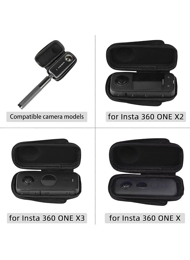 Carrying Case for Insta360 ONE X2, Mini Portable Storage Bag Lens Protective Cover Hard Shell Protector Travel Case for Insta360 ONE X/X2/X3, Camera Accessories, Black  - Image 2