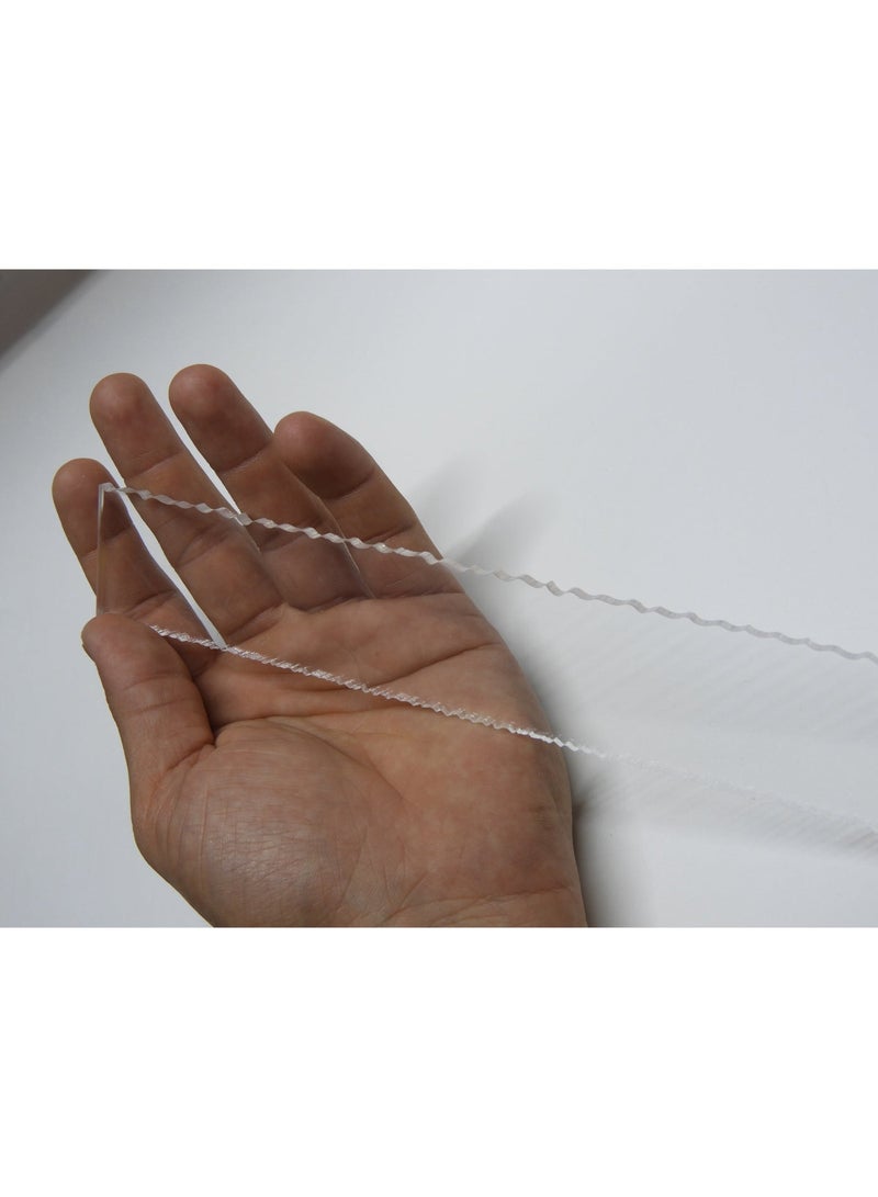 كارتوجيفز أداة تمزيق حواف الورق ديكل – طول 30 سم – أكريليك شفاف بسُمك 4 مم لعمل الحواف الخشنة - Image 5