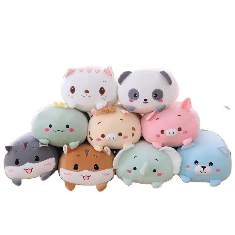 Y&D 20cm Soft Plush Stuffed Animal Toy - Cute Panda & Pig Mini Throw Pillow, Affordable Cuddly Plush Doll for Kids and Home Decor - Image 2