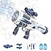 houscly Automatic Rechargeable Bubble Gun for Kids 36 Holes Blue Bubble Blower Gun Blaster Machine for Boys Girls Bubble Toys for Summer Fun Wedding Party Pistola de Burbujas para Nios - Image 2