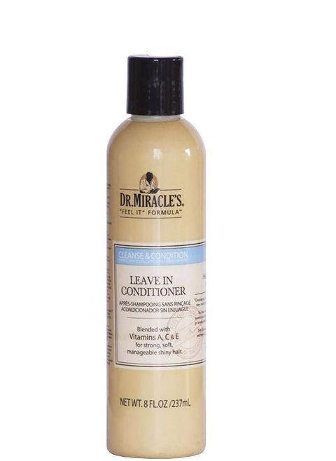 Dr. Miracle'S Leave In Conditioner, Blended With Vitamins A, C & E For Strong, Soft, Manageable Shiny Hair 237 ml