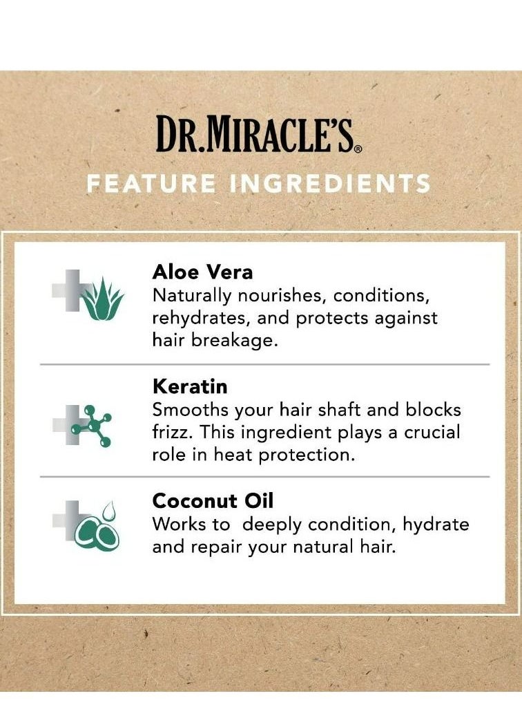 Dr. Miracle'S Leave In Conditioner, Blended With Vitamins A, C & E For Strong, Soft, Manageable Shiny Hair 237 ml