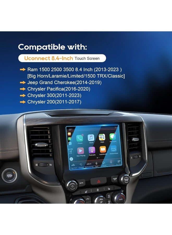 LFOTPP Screen Protector for 2013-2024 Ram 1500 2500 3500 8.4 Inch - Image 2