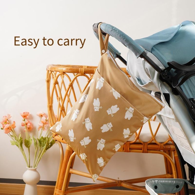 Wet Dry Bag 30*40CM Waterproof - Reusable Storage Bag for Baby Gear, Travel, Gym, Swim - Image 5