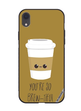 Protective Case Cover For Apple iPhone XR You Are Brewtiful Design Multicolour - pzsku/ZF9B23D974553C600CE84Z/45/_/1690553694/b8646183-8839-457e-80c5-2147bdcaef82