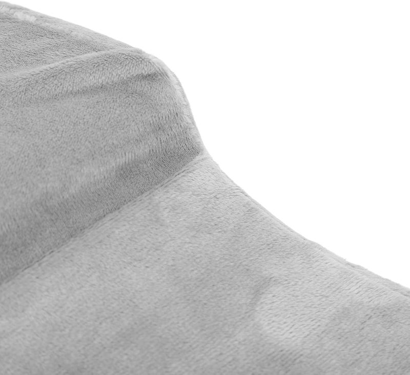 Eyelash Extension Neck Pillow, Ergonomic Memory Foam, 24.2x12.2x4.5in Gray - Comfortable Support, Skin Friendly Fabric, Beauty Salon Use (Gray) - Image 5