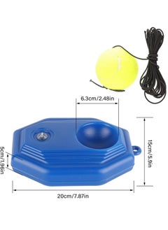 Oasisgalore Tennis Trainer Rebound Ball, Solo Tennis Training Equipment for Beginners Self-Pracitce  - Image 2