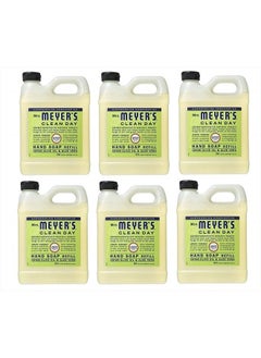 Mrs. Meyer's Clean Day Earth Friendly, Mrs. Meyers Liquid Hand Soap Refill 33 Oz Lemon Verbena Scent - Pack of 6  - Image 1