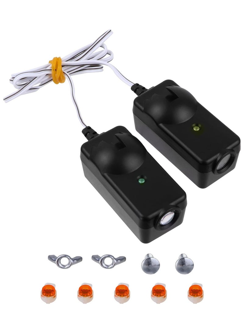 Excefore 41A5034 Safety Sensor Kit, Replacement for Craftsman/Chamberlain/Liftmaster Garage Door Sensor, Compatible with Liftmaster/Chamberlain/Craftsman Garage Door openers Made After 1997  - Image 1