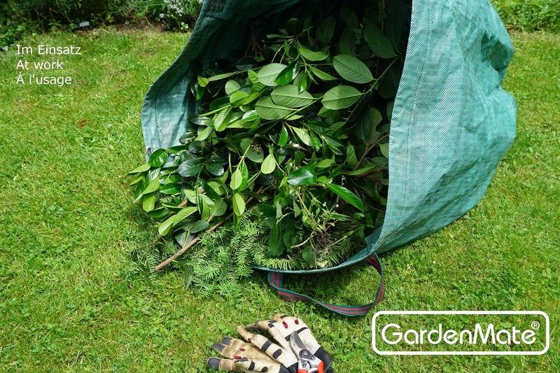 GardenMate 5 عبوات سعة 132 جالون من أكياس النفايات القابلة لإعادة الاستخدام (H34، D34 بوصة) - أكياس نفايات الحديقة - Image 2