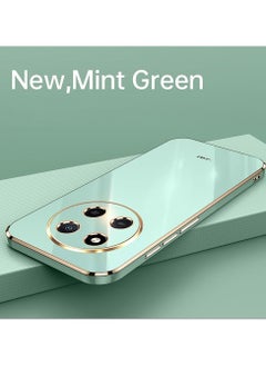 ICARLUS For Honor X9c 5G Case Glossy Electroplating TPU Protective Cover Gold-Green  - Image 2