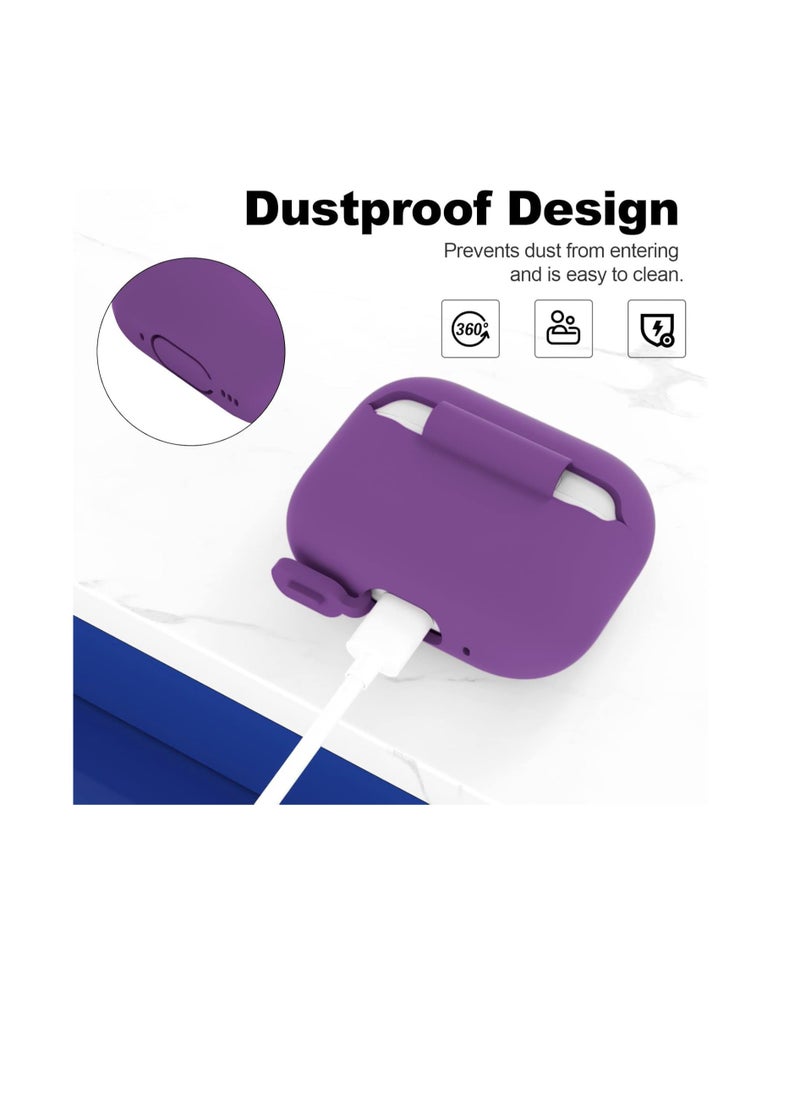 Generic - Compatible for AirPods 4th Generation Case 2024- Full Body Protective Case, Shock-Resistant Silicone Case Cover Compatible with Apple AirPod 4 Case, Front LED Visible - Image 1