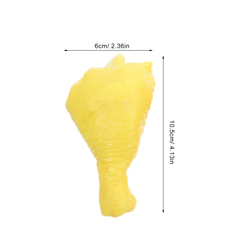 2pcs Realistic Fake Chicken Drumstick Prop: Pretend Play Food Model - Simulated Food Model For Photography Party Display Restaurant - Image 5