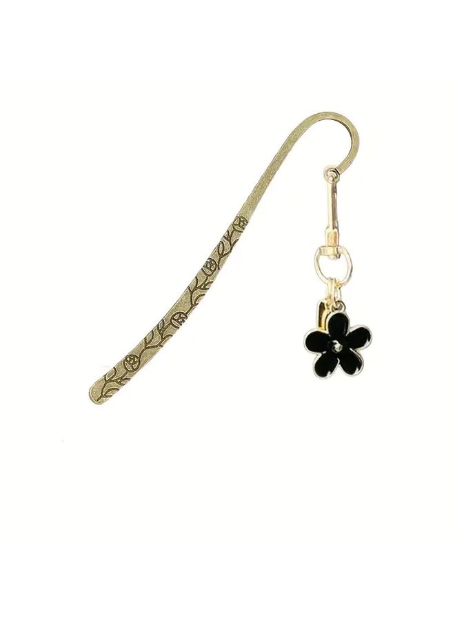 Silvery Alloy Bookmark Keyring Holder for Books Ereaders Tablets Gift for Readers - Image 5