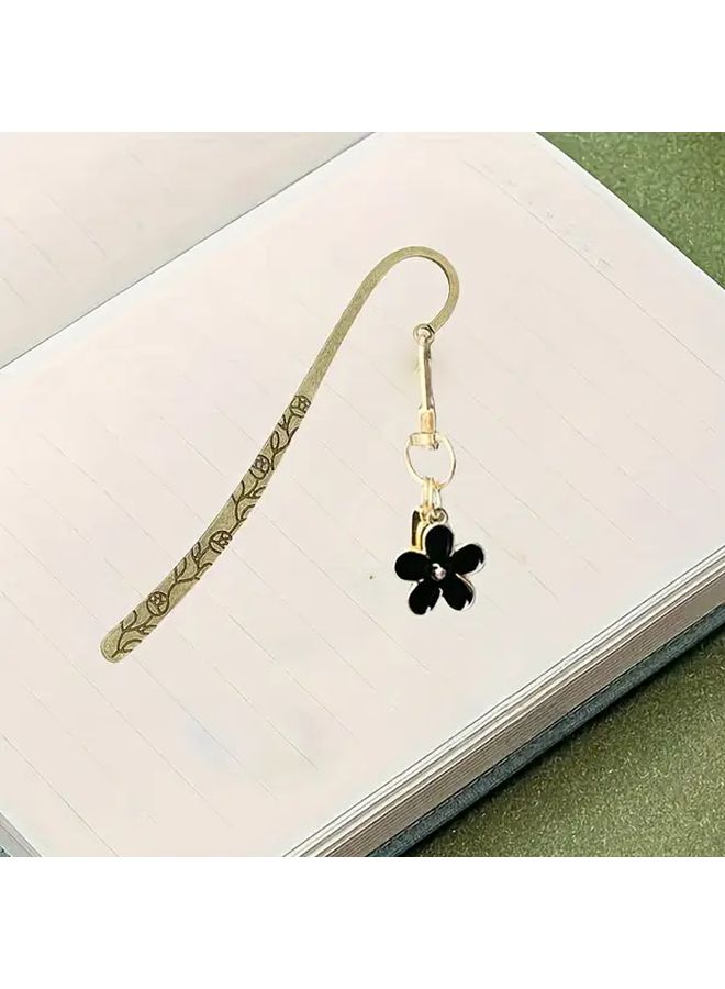 Silvery Alloy Bookmark Keyring Holder for Books Ereaders Tablets Gift for Readers - Image 4