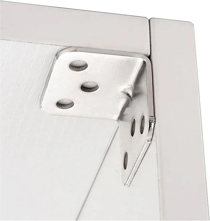 100pcs L Bracket 90 Degree Angle Iron Connector Plate For Furniture Shelves Table Chair Cabinet Wardrobe - Image 5