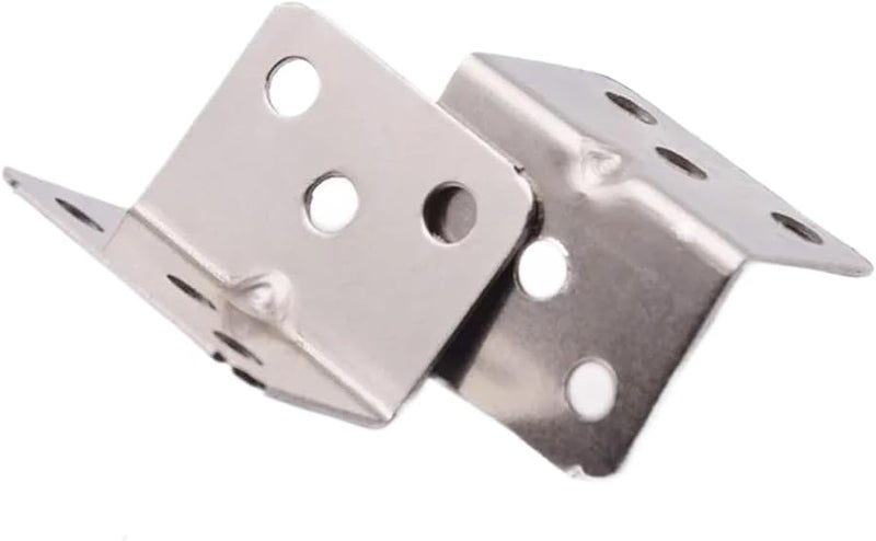 100pcs L Bracket 90 Degree Angle Iron Connector Plate For Furniture Shelves Table Chair Cabinet Wardrobe - Image 3