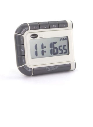 Brannan Four Way Countdown Timer & Clock - 24 Hour Count Down & Count Up Kitchen Timer - Large Easy To Read Display - pzsku/ZF9B2FA5BCE941077A43AZ/45/_/1667030133/64fdc669-1b2d-4647-8789-da9c2152ab3d