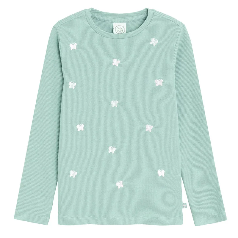 Cool Club GREEN COTTON, ELASTANE T-SHIRT L/S